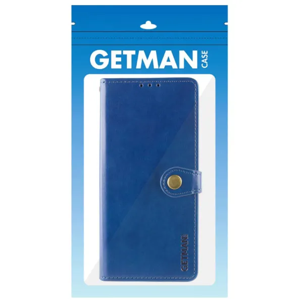 Кожаный чехол-книжка GETMAN Gallant (PU) для Xiaomi 15T Pro — Синий — фото 5 Кожаный чехол-книжка GETMAN Gallant (PU) для Xiaomi 15T Pro — Синий — фото 5