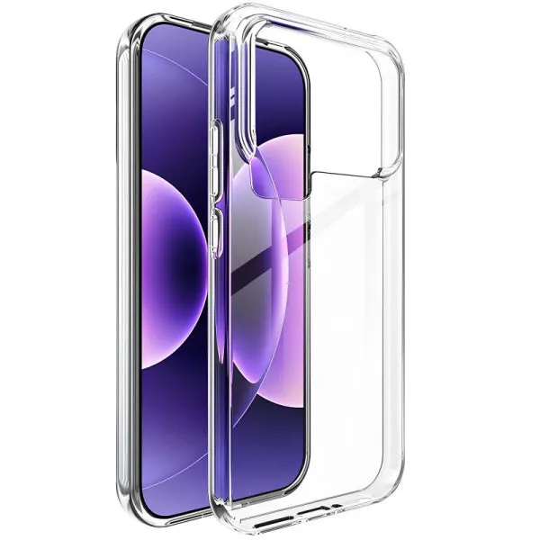 TPU чехол Epic Transparent 1,5mm для Xiaomi 17 Pro — Прозрачный