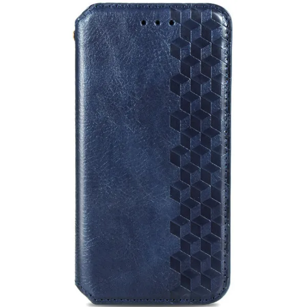 Кожаный чехол-книжка GETMAN Cubic (PU) для Xiaomi Mi 11 — Синий — фото 1 Кожаный чехол-книжка GETMAN Cubic (PU) для Xiaomi Mi 11 — Синий — фото 1