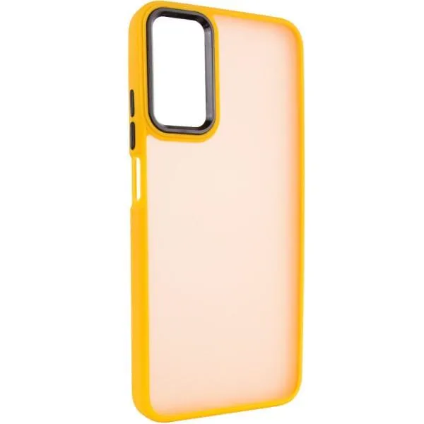 Чехол TPU+PC Lyon Frosted для Xiaomi Poco F5 Pro — Оранжевый — фото 1 Чехол TPU+PC Lyon Frosted для Xiaomi Poco F5 Pro — Оранжевый — фото 1