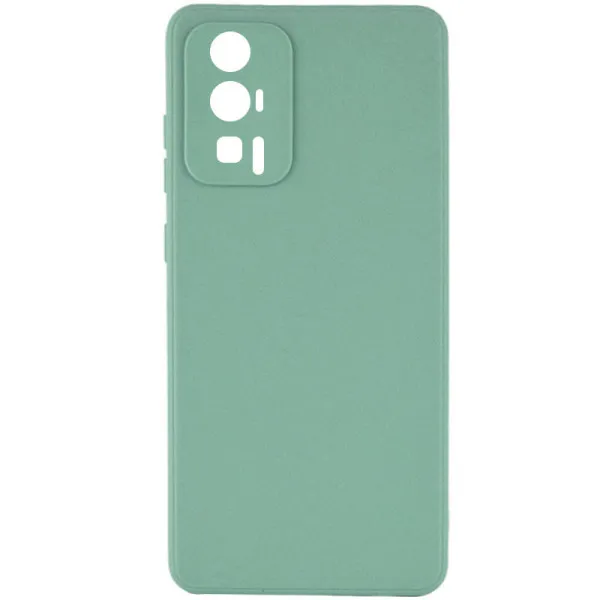 Силиконовый чехол Candy Full Camera для Xiaomi Poco F5 Pro — Зеленый — фото 1