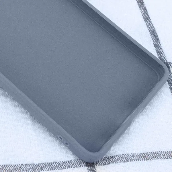 Силиконовый чехол Candy Full Camera для Xiaomi Poco F5 Pro — Серый — фото 3