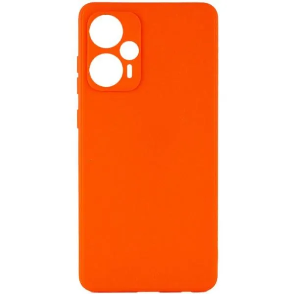 Силиконовый чехол Candy Full Camera для Xiaomi Poco F5 / Note 12 Turbo — Оранжевый — фото 1 Силиконовый чехол Candy Full Camera для Xiaomi Poco F5 / Note 12 Turbo — Оранжевый — фото 1