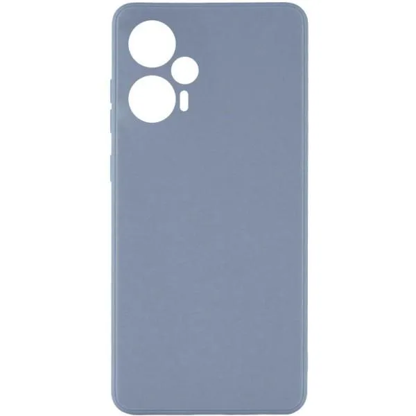 Силиконовый чехол Candy Full Camera для Xiaomi Poco F5 / Note 12 Turbo — Серый — фото 1 Силиконовый чехол Candy Full Camera для Xiaomi Poco F5 / Note 12 Turbo — Серый — фото 1