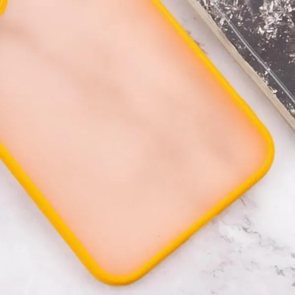 Чехол TPU+PC Lyon Frosted для Xiaomi Poco F5 / Note 12 Turbo — Оранжевый — фото 3 Чехол TPU+PC Lyon Frosted для Xiaomi Poco F5 / Note 12 Turbo — Оранжевый — фото 3