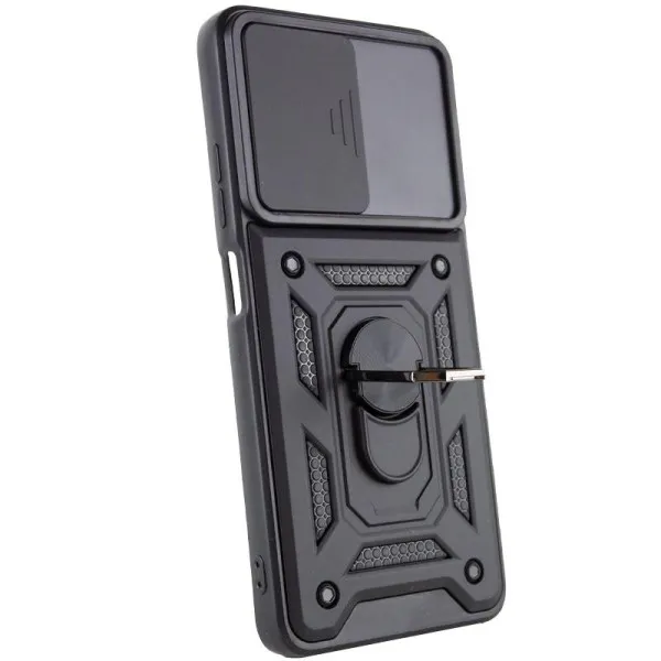Чехол Ummi Camshield Serge Ring для Xiaomi Poco M6 Pro 5G — Черный — фото 3 Чехол Ummi Camshield Serge Ring для Xiaomi Poco M6 Pro 5G — Черный — фото 3