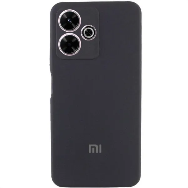 Чехол Silicone Cover Lakshmi Full Camera (AAA) with Logo для Xiaomi Redmi 13 4G / Poco M6 4G — Черный — фото 1 Чехол Silicone Cover Lakshmi Full Camera (AAA) with Logo для Xiaomi Redmi 13 4G / Poco M6 4G — Черный — фото 1