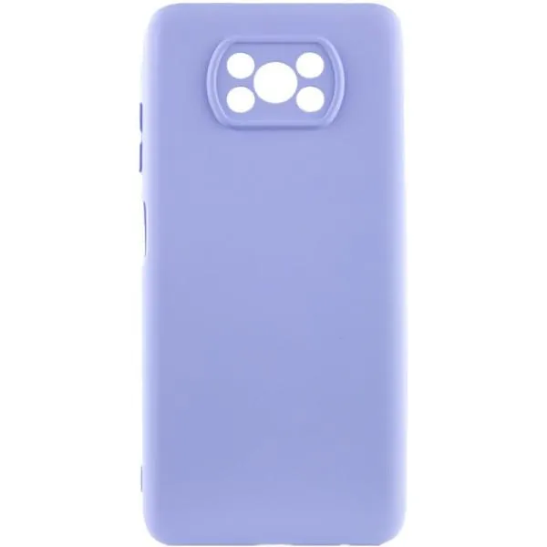 Чехол Silicone Cover Lakshmi Full Camera (AAA) для Xiaomi Poco X3 NFC / Poco X3 Pro — Сиреневый — фото 1 Чехол Silicone Cover Lakshmi Full Camera (AAA) для Xiaomi Poco X3 NFC / Poco X3 Pro — Сиреневый — фото 1