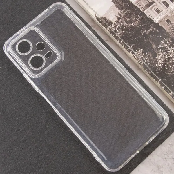 Чехол TPU Starfall Clear для Xiaomi Poco X5 5G / Redmi Note 12 5G — Прозрачный — фото 4 Чехол TPU Starfall Clear для Xiaomi Poco X5 5G / Redmi Note 12 5G — Прозрачный — фото 4