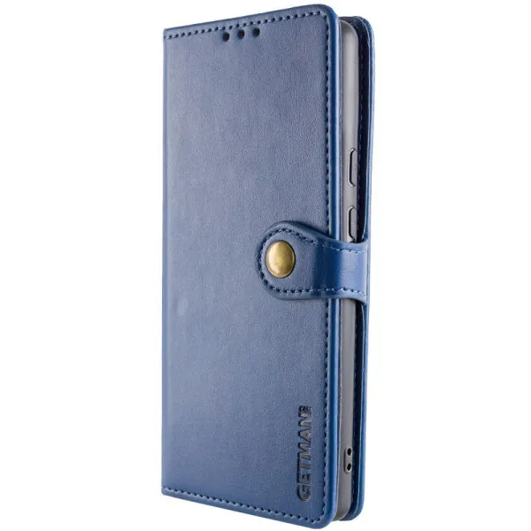 Кожаный чехол-книжка GETMAN Gallant (PU) для Xiaomi Poco X8 Pro — Синий — фото 5 Кожаный чехол-книжка GETMAN Gallant (PU) для Xiaomi Poco X8 Pro — Синий — фото 5