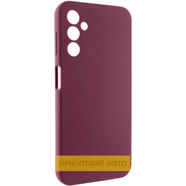 Чехол Silicone Cover Lakshmi Full Camera (AAA) для Xiaomi Poco X8 Pro — Бордовый