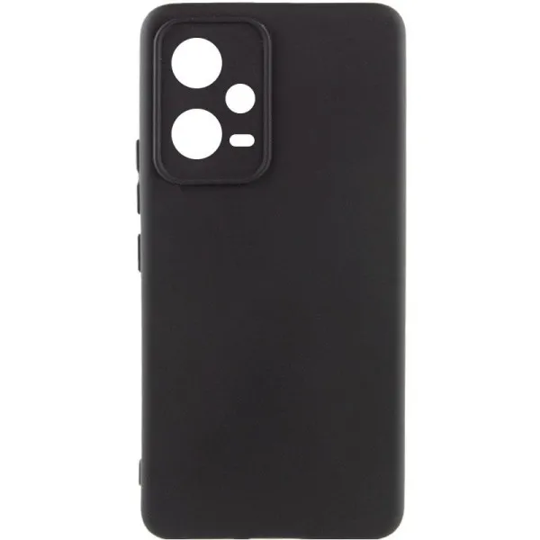 Чехол Silicone Cover Ummi Lakshmi Full Camera (AA) для Xiaomi Poco X5 5G / Note 12 5G — Черный — фото 1