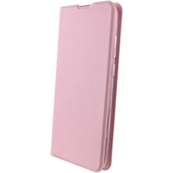 Кожаный чехол-книжка GETMAN Elegant (PU) для Xiaomi Redmi 12 — Розовый — фото 2