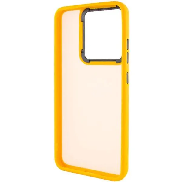 Чехол TPU+PC Lyon Frosted для Xiaomi Redmi 12C — Оранжевый — фото 3 Чехол TPU+PC Lyon Frosted для Xiaomi Redmi 12C — Оранжевый — фото 3