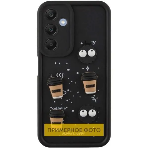 Чехол TPU Toys Case для Xiaomi Redmi 12C / Poco C55 — Черный — фото 2 Чехол TPU Toys Case для Xiaomi Redmi 12C / Poco C55 — Черный — фото 2
