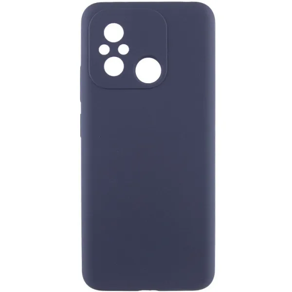 Чехол Silicone Cover Lakshmi Full Camera (AAA) для Xiaomi Redmi 12C — Темно-синий — фото 1 Чехол Silicone Cover Lakshmi Full Camera (AAA) для Xiaomi Redmi 12C — Темно-синий — фото 1