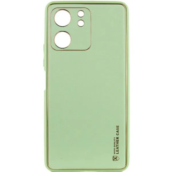 Кожаный чехол Xshield для Xiaomi Redmi 13C / Poco C65 — Зеленый — фото 1 Кожаный чехол Xshield для Xiaomi Redmi 13C / Poco C65 — Зеленый — фото 1