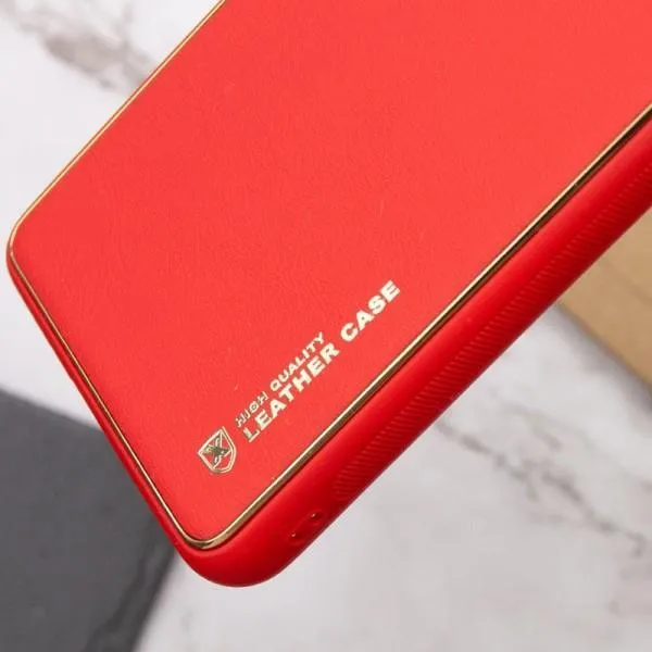 Кожаный чехол Xshield для Xiaomi Redmi 13C / Poco C65 — Красный — фото 2 Кожаный чехол Xshield для Xiaomi Redmi 13C / Poco C65 — Красный — фото 2