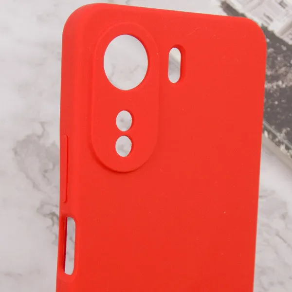 Чехол Silicone Cover Lakshmi Full Camera (AAA) для Xiaomi Redmi 13C / Poco C65 — Красный — фото 5 Чехол Silicone Cover Lakshmi Full Camera (AAA) для Xiaomi Redmi 13C / Poco C65 — Красный — фото 5