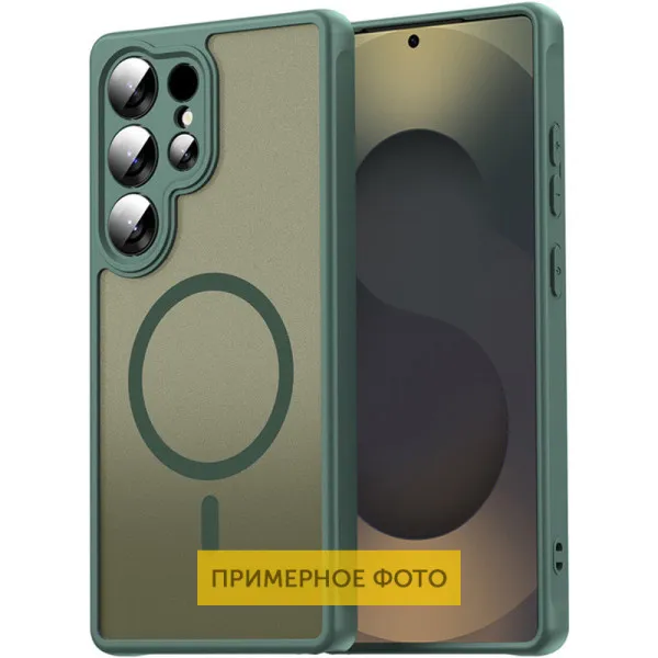 Чехол TPU Bloom with Magnetic Fit для Xiaomi Redmi 14C / A4 / Poco C75 / Poco M7 5G — Зеленый — фото 1 Чехол TPU Bloom with Magnetic Fit для Xiaomi Redmi 14C / A4 / Poco C75 / Poco M7 5G — Зеленый — фото 1