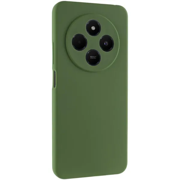 Чехол Silicone Cover Ummi Lakshmi Full Camera (AA) для Xiaomi Redmi 14C / Poco C75 — Зеленый — фото 1