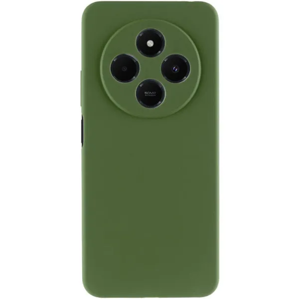 Чехол Silicone Cover Ummi Lakshmi Full Camera (AA) для Xiaomi Redmi 14C / Poco C75 — Зеленый — фото 2