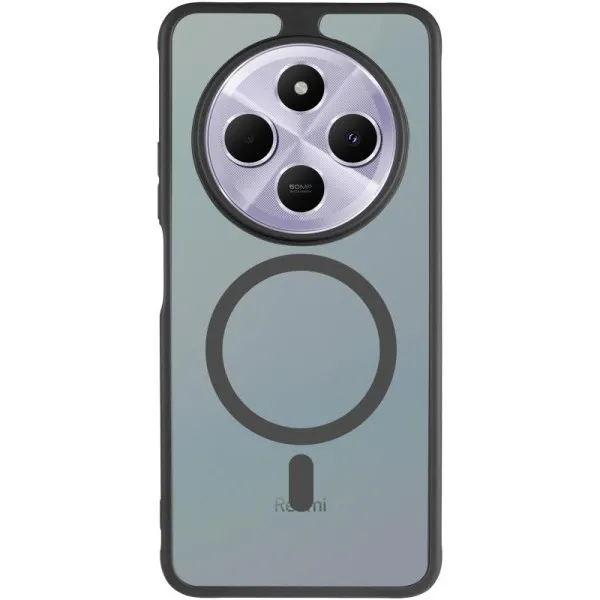 Чехол TPU Bloom with Magnetic Fit для Xiaomi Redmi 14C / A4 / Poco C75 / Poco M7 5G — Черный — фото 2 Чехол TPU Bloom with Magnetic Fit для Xiaomi Redmi 14C / A4 / Poco C75 / Poco M7 5G — Черный — фото 2