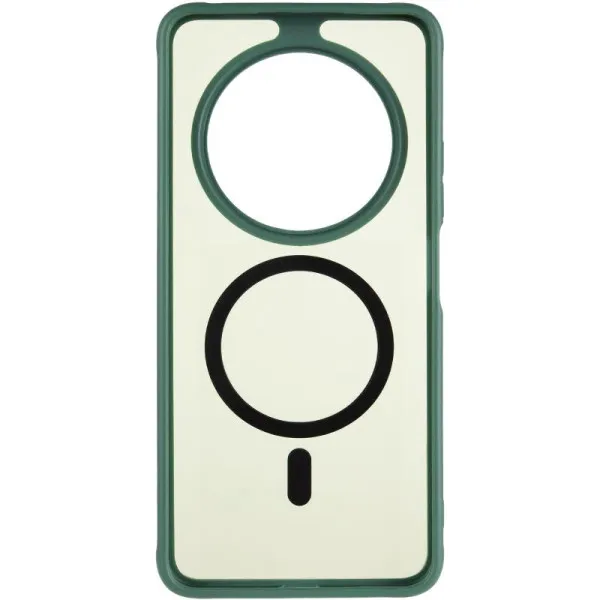 Чехол TPU Bloom with Magnetic Fit для Xiaomi Redmi 14C / A4 / Poco C75 / Poco M7 5G — Зеленый — фото 3 Чехол TPU Bloom with Magnetic Fit для Xiaomi Redmi 14C / A4 / Poco C75 / Poco M7 5G — Зеленый — фото 3