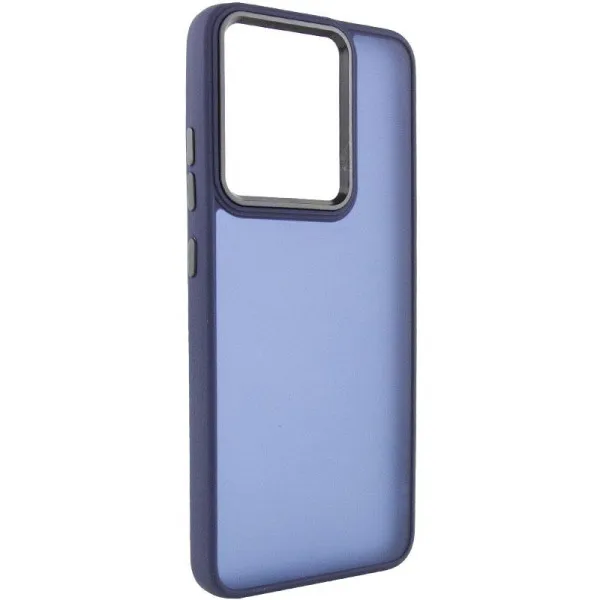 Чехол TPU+PC Lyon Frosted для Xiaomi Redmi 15C (EU) — Темно-синий — фото 1 Чехол TPU+PC Lyon Frosted для Xiaomi Redmi 15C (EU) — Темно-синий — фото 1