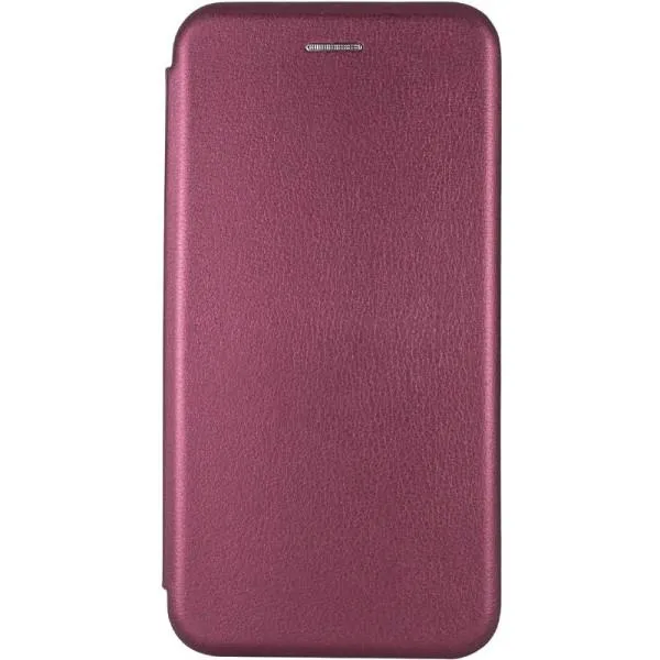 Кожаный чехол-книжка Classy для Xiaomi Redmi 4X — Бордовый — фото 1