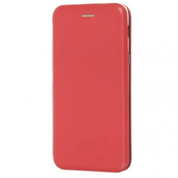 Кожаный чехол-книжка Classy для Xiaomi Redmi 6A — Красный — фото 1
