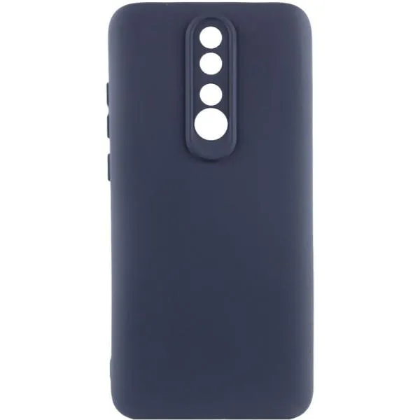 Чехол TPU GETMAN Liquid Silk Full Camera для Xiaomi Redmi 8 — Синий — фото 1