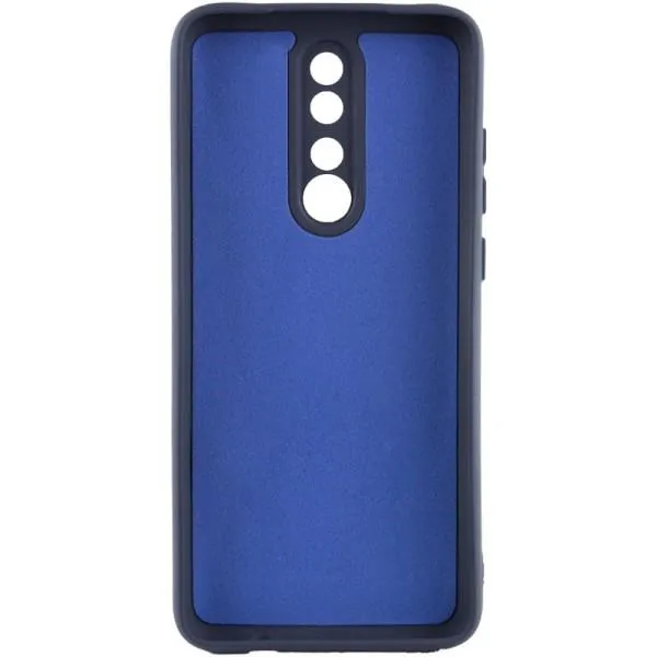 Чехол TPU GETMAN Liquid Silk Full Camera для Xiaomi Redmi 8 — Синий — фото 2