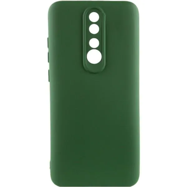 Чехол TPU GETMAN Liquid Silk Full Camera для Xiaomi Redmi 8 — Зеленый — фото 1