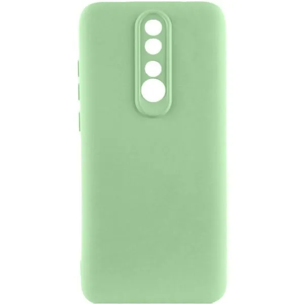 Чехол TPU GETMAN Liquid Silk Full Camera для Xiaomi Redmi 8 — Зеленый — фото 2