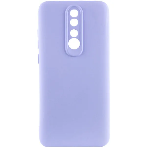 Чехол TPU GETMAN Liquid Silk Full Camera для Xiaomi Redmi 8 — Сиреневый