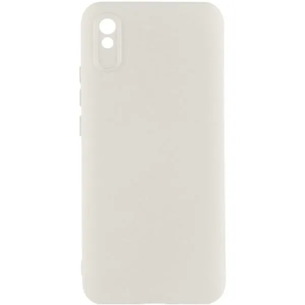 Чехол Silicone Cover Lakshmi Full Camera (AAA) для Xiaomi Redmi 9A — Белый Чехол Silicone Cover Lakshmi Full Camera (AAA) для Xiaomi Redmi 9A — Белый