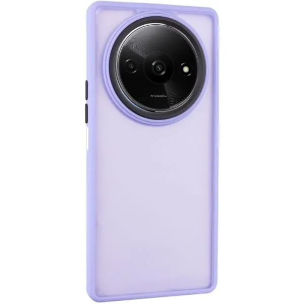 Чехол TPU+PC Lyon Frosted для Xiaomi Redmi A3 — Фиолетовый — фото 1