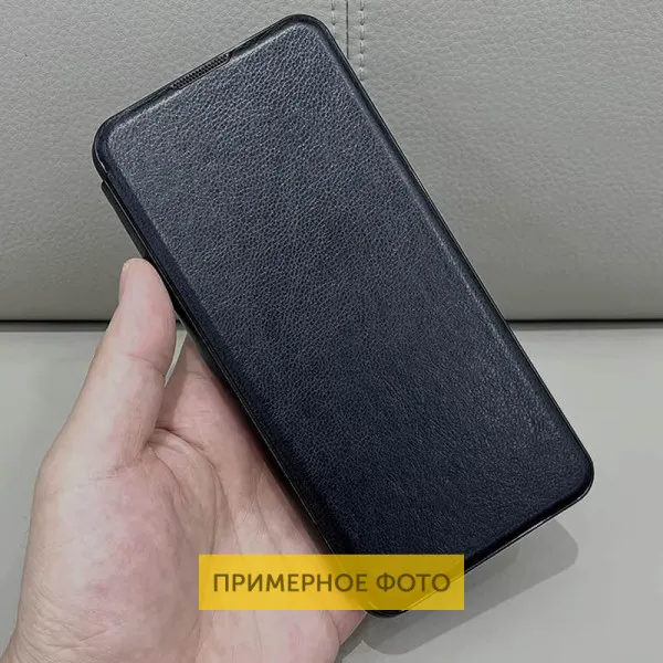 Кожаный чехол-книжка Belora для Xiaomi Redmi A3 — Черный — фото 2