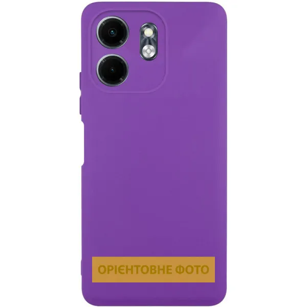 Чохол TPU GETMAN Liquid Silk Full Camera для Xiaomi Redmi A5 / Poco C71 — Фіолетовий