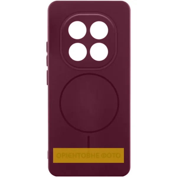 Чехол Silicone Cover Lakshmi Full Camera (AA) with Magnetic Fit для Xiaomi Redmi A7 Pro 4G /Poco C81 — Бордовый Чехол Silicone Cover Lakshmi Full Camera (AA) with Magnetic Fit для Xiaomi Redmi A7 Pro 4G /Poco C81 — Бордовый