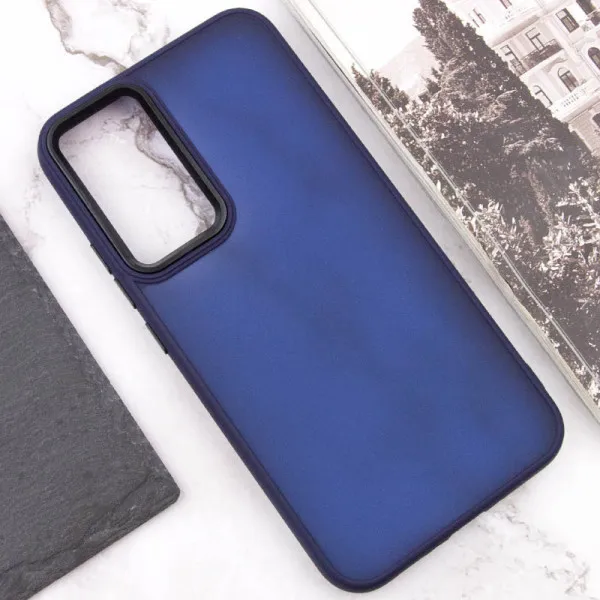 Чехол TPU+PC Lyon Frosted для Xiaomi Redmi Note 11 Pro 4G/5G / 12 Pro 4G — Темно-синий — фото 4 Чехол TPU+PC Lyon Frosted для Xiaomi Redmi Note 11 Pro 4G/5G / 12 Pro 4G — Темно-синий — фото 4