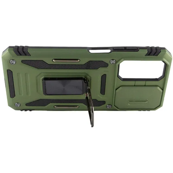 Ударопрочный чехол Camshield Army Ring для Xiaomi Redmi Note 11 (Global) / Note 11S / Note 12S — Оливковый — фото 5 Ударопрочный чехол Camshield Army Ring для Xiaomi Redmi Note 11 (Global) / Note 11S / Note 12S — Оливковый — фото 5