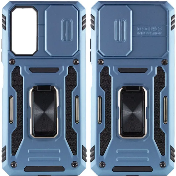 Ударостійкий чохол Camshield Army Ring для Xiaomi Redmi Note 11 (Global) / Note 11S / Note 12S — Блакитний — фото 1 Ударостійкий чохол Camshield Army Ring для Xiaomi Redmi Note 11 (Global) / Note 11S / Note 12S — Блакитний — фото 1