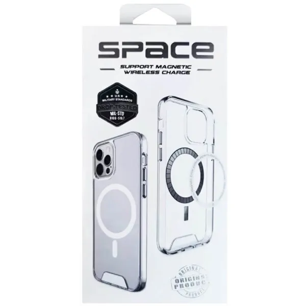 Чехол TPU Space Case with Magnetic Fit для Xiaomi Redmi Note 11 (Global) / Note 11S — Прозрачный — фото 2 Чехол TPU Space Case with Magnetic Fit для Xiaomi Redmi Note 11 (Global) / Note 11S — Прозрачный — фото 2