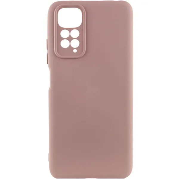 Чехол Silicone Cover Ummi Lakshmi Full Camera (AA) для Xiaomi Redmi Note 11 (Global) / Note 11S — Розовый