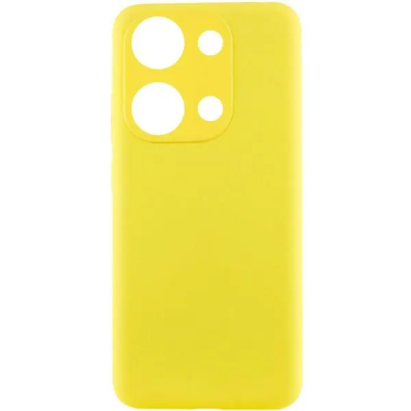 Чехол Silicone Cover Lakshmi Full Camera (AAA) для Xiaomi Redmi Note 13 Pro 4G / Poco M6 Pro 4G — Желтый — фото 2