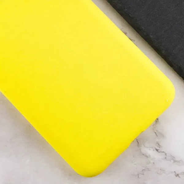 Чехол Silicone Cover Lakshmi Full Camera (AAA) для Xiaomi Redmi Note 13 Pro 4G / Poco M6 Pro 4G — Желтый — фото 1