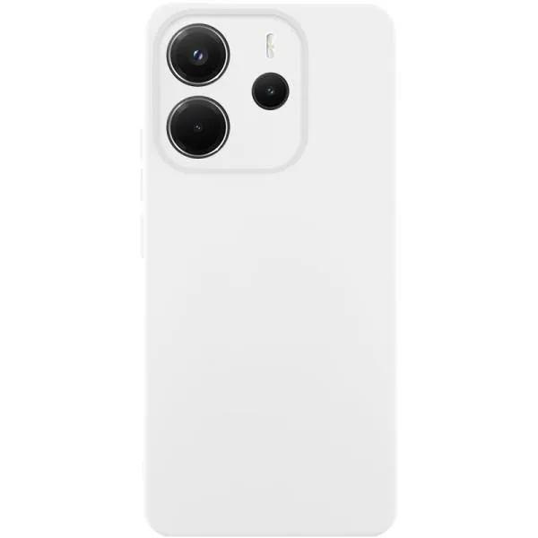 Чохол Silicone Cover Lakshmi Full Camera (AAA) для Xiaomi Redmi Note 14 4G (Int. version) — Білий Чохол Silicone Cover Lakshmi Full Camera (AAA) для Xiaomi Redmi Note 14 4G (Int. version) — Білий