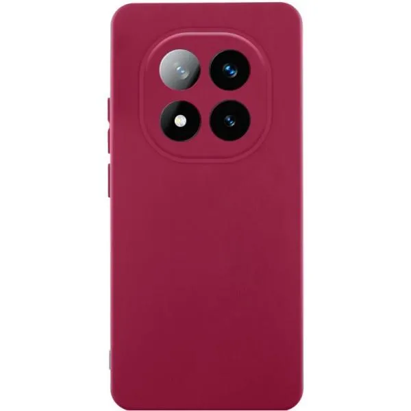 Чехол TPU GETMAN Liquid Silk Full Camera для Xiaomi Redmi Note 14 Pro+ 5G — Бордовый Чехол TPU GETMAN Liquid Silk Full Camera для Xiaomi Redmi Note 14 Pro+ 5G — Бордовый